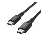 Belkin BOOST CHARGE USB 2.0 USB Type-C kabel 1m Sort