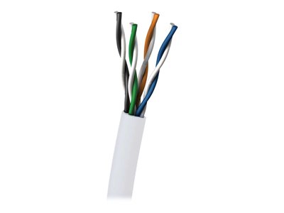 Kabel / 305 m C5E Solid 350 mHZ UTP PVC White