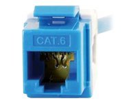 C2G 180 Degree Cat6 RJ45 UTP Keystone Jack