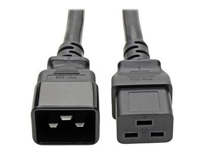 Tripp Lite 2ft Computer Power Cord Cable C19 to C20 Heavy Duty 20A 12AWG 2'