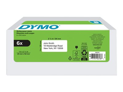 DYMO LW Small - Black on white