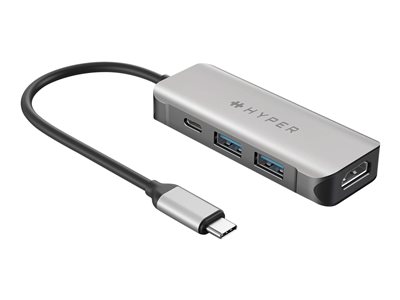 HyperDrive 4-in-1 USB-C Hub Docking station USB-C HDMI image
