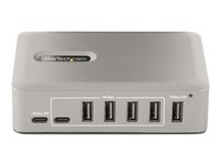 Startech 10-Port USB-C Hub, 8x USB-A + 2x USB-C, Self-Powered w/ 65W Power Supply, USB 3.1 10Gbps Hub w/ BC1.2 Charging, Desk