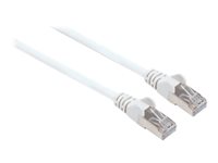 Intellinet Network Patch Cable, Cat6, 1m, White, Copper, S/FTP, LSOH / LSZH, PVC, RJ45, Gold Plated Contacts, Snagless, Boote