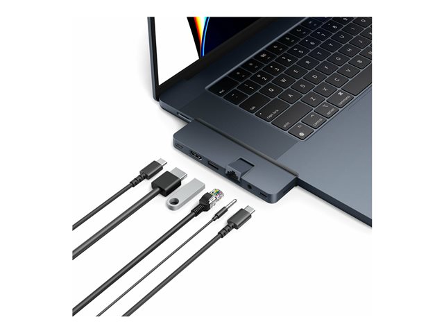 HyperDrive DUO PRO 7-in-2 - dokovací stanice - USB-C x 2 - HDMI - 1GbE – foto 9