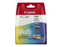Canon CLI-526 C/M/Y Multi pack - 3-pack - yellow, cyan, magenta - original - ink tank