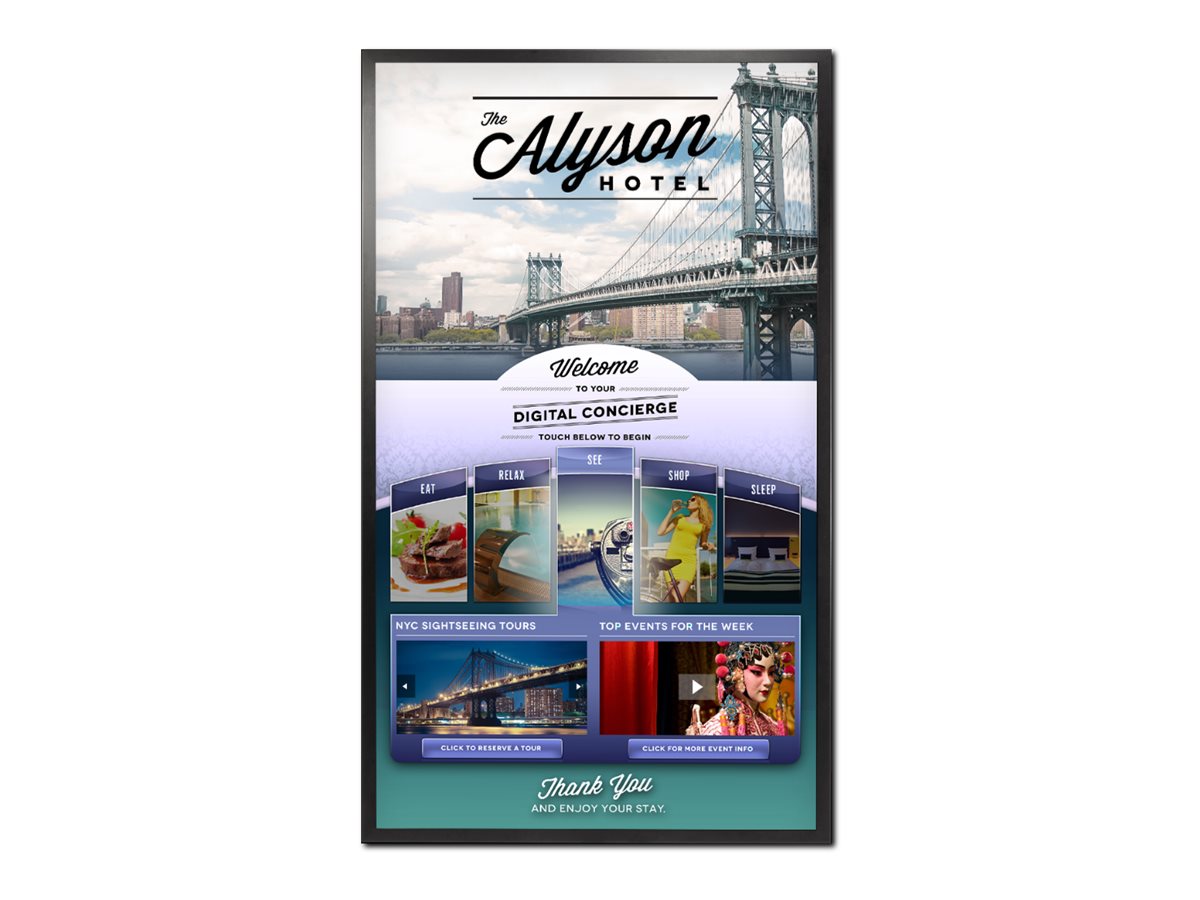 Planar QE7550-T - 75" Diagonal Class QE Touch Series LED display