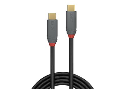 LINDY USB 3.1 Kabel Typ C/C 5A PD Anthra Line M/M 0.5m - 36900