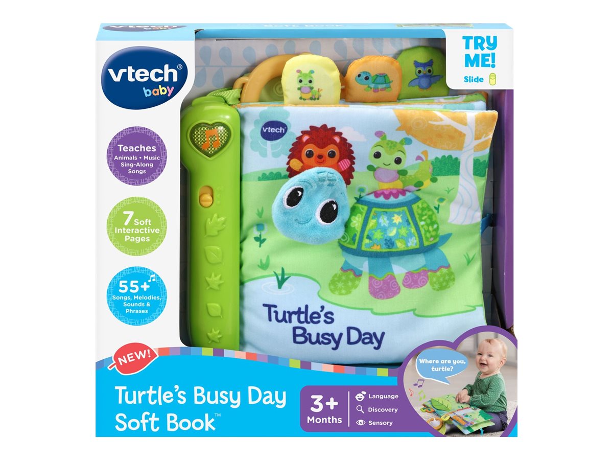 VTech Baby Turtle's Busy Day Soft Book