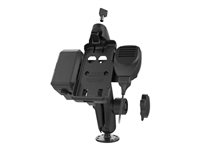 RAM Double Ball Mount Car charging holder 2.5 A with speaker and microphone f