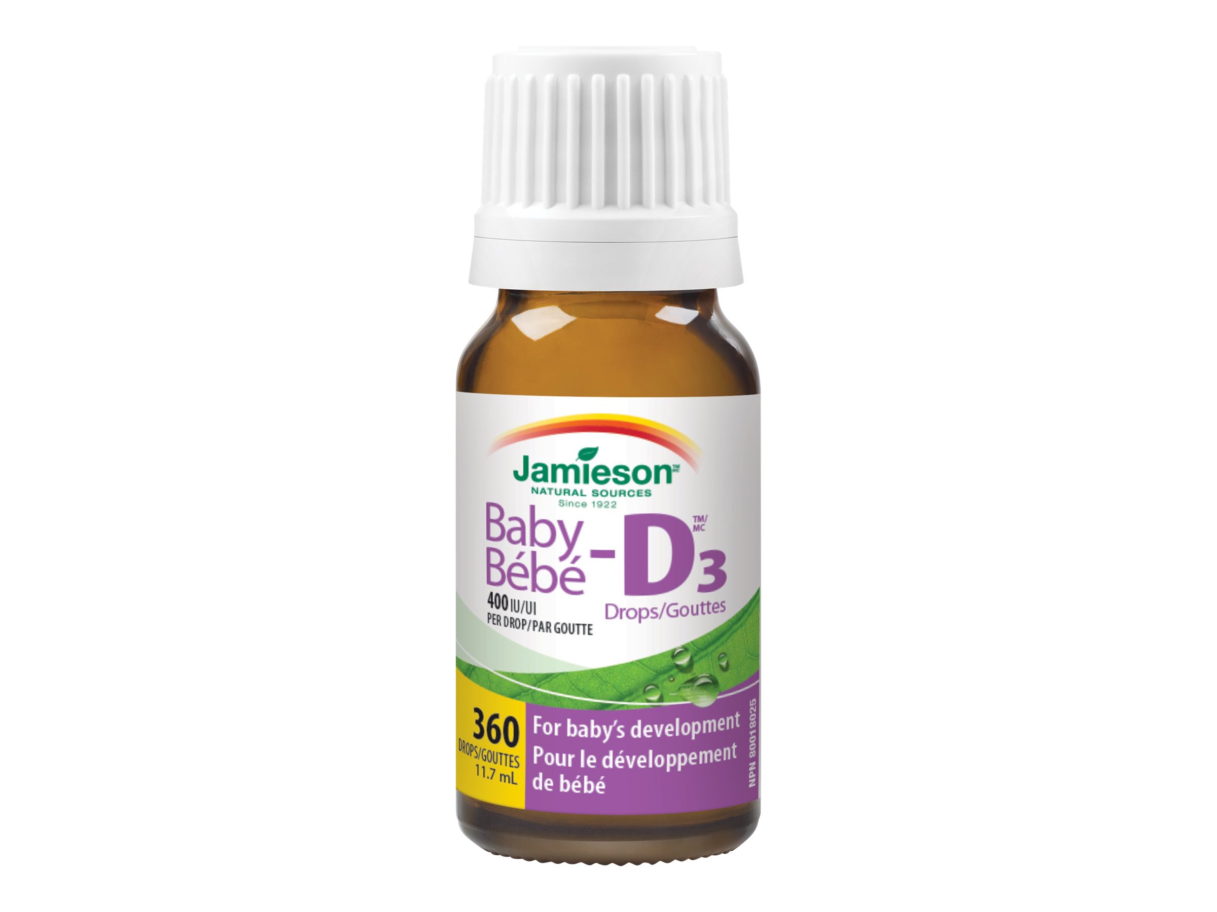 JAMIESON BABY-D 400IU DROPS 11.7ML