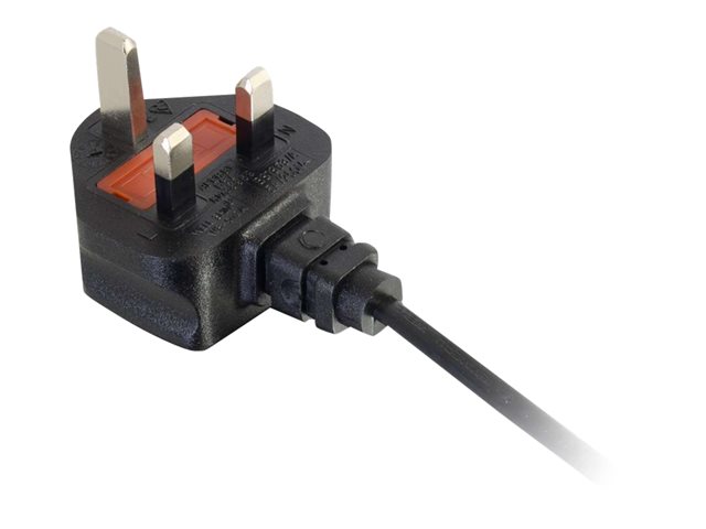 C2G Non-Polarised Power Cord - elektrický kabel - power IEC 60320 C7 do BS 1363 - 3 m – foto 4