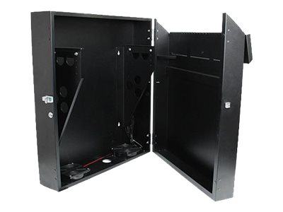 StarTech.com Wall-Mount Server Rack with Dual Fans and Lock - Vertical ...