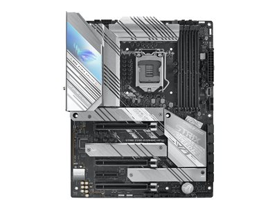 THE ASUS ROG STRIX Z590-A GAMING WIFI II WHITE AND SILVER SCHEME MOTHERBOARD IS