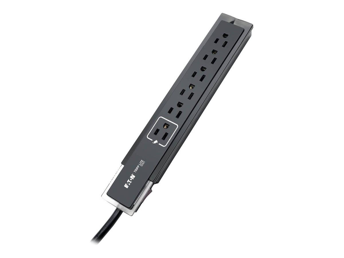 Tripp Lite Surge Protector Power Strip 6 Outlet Tel/Modem 6 ' Cord Black