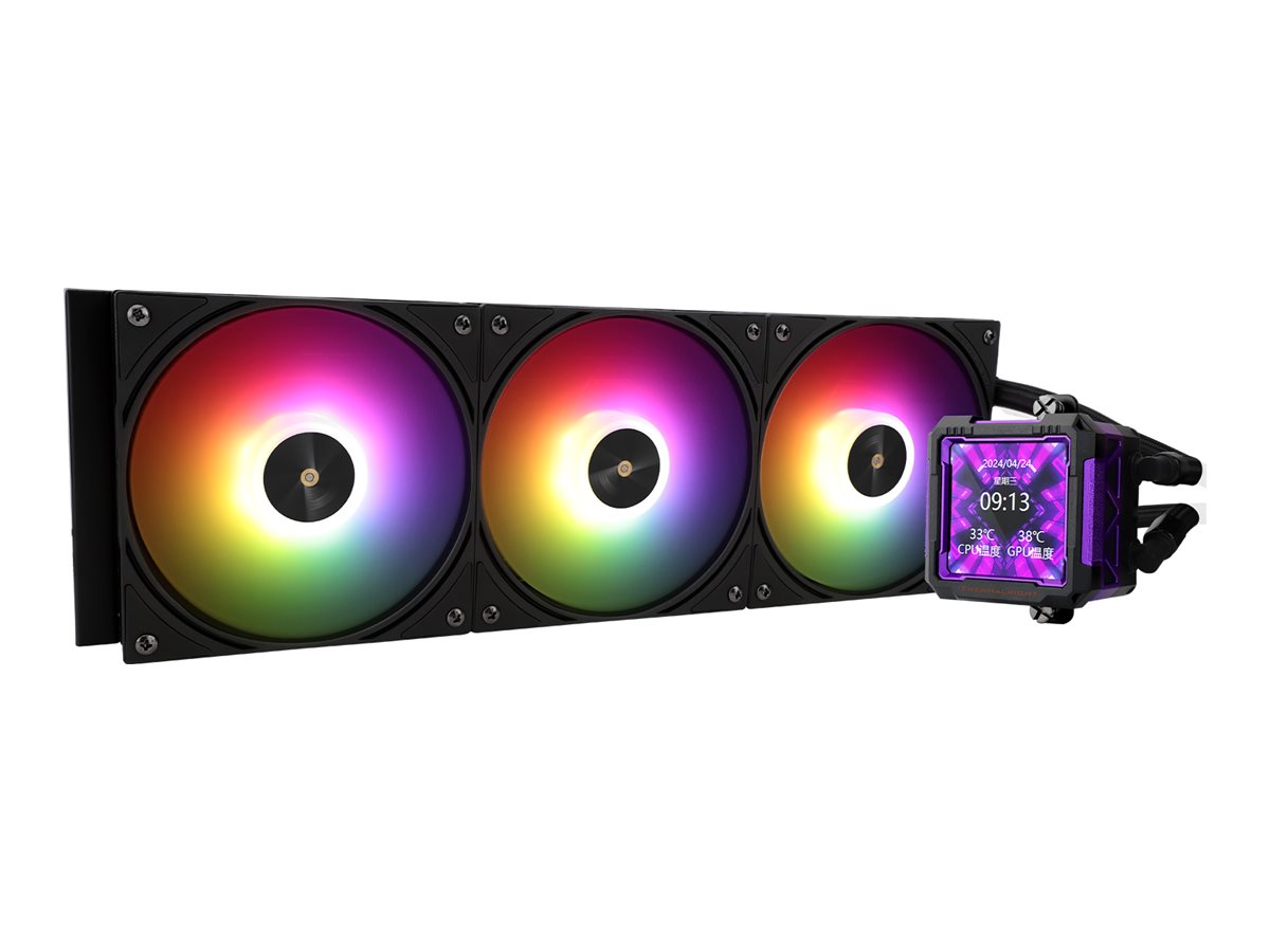 Thermalright Frozen Warframe PRO 360 processor cooler Product shot Left-angle 79750