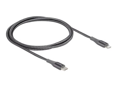 Delock Daten- und Ladekabel USB Type-C,lightning, grau 1m Adapter