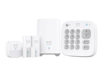 Eufy 5-Piece Home Alarm Kit - home security system - white