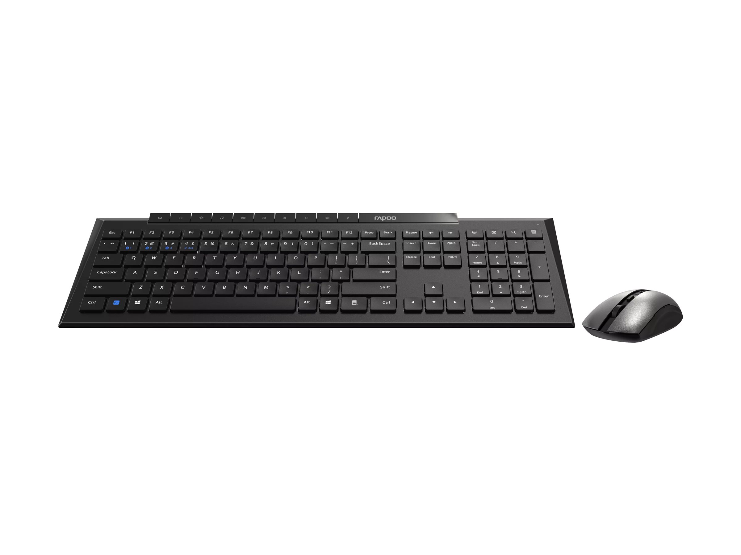 Rapoo 8210M keyboard and mouse set QWERTY Input Product shot Front 79951