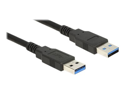 DELOCK USB Kabel USB3.0 A -> A St/St 5.00m schwarz - 85064