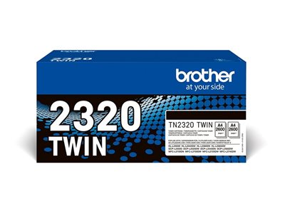 TN2320 TWIN - 2-pack - High Yield - black - origin