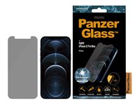PanzerGlass Original Privatlivsfilterskærm Sort Transparent Apple iPhone 12 Pro Max