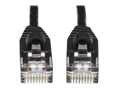 Eaton Tripp Lite Series Cat6a 10G Snagless Molded Slim UTP Ethernet Cable (RJ45 M/M), Black, 10 ft. (3.05 m)