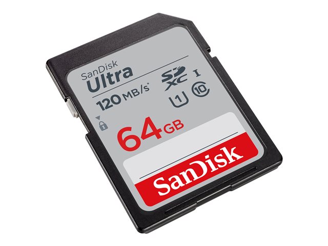 SANDISK Ultra 64GB SDXC Memory Card SDSDUNB-064G-GN6IN
