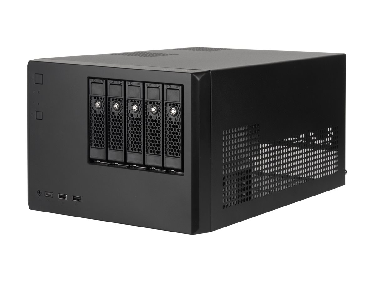 SilverStone CS351 ATX case Product shot Left-angle 79750