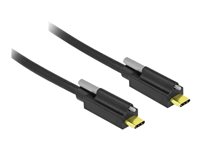 DeLOCK USB 3.2 Gen 2 USB Type-C kabel 2m Sort