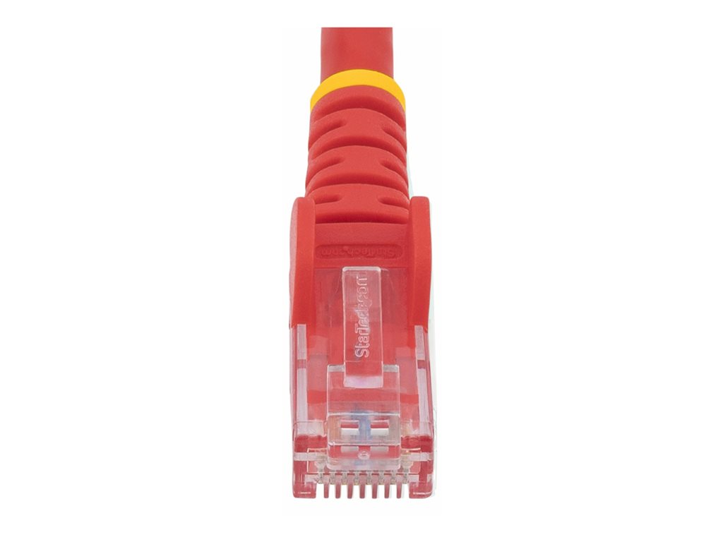 StarTech .com 10m CAT6 Ethernet Cable, 10 Gigabit Snagless RJ45 650MHz 100W PoE Patch Cord, CAT 6 10GbE UTP Network Cable w/Strain Relief, Red, Wiring is UL Certified/TIA