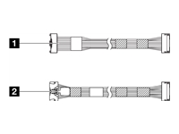 Lenovo - Kit de câbles de stockage - for 7 mm NVMe SSD
