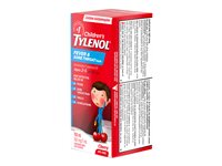 Tylenol* Children's Fever & Sore Throat Pain Suspension Liquid - 100ml