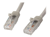 StarTech.com 10ft CAT6 Cable, 10 Gigabit Snagless RJ45 650MHz 100W PoE Cat 6 Patch Cord, 10GbE UTP CAT6 Network Cable, Gray CAT6 Ethernet Cable, Wiring is UL Certified/TIA - Category 6 - 24AWG (N6PATCH10GR)