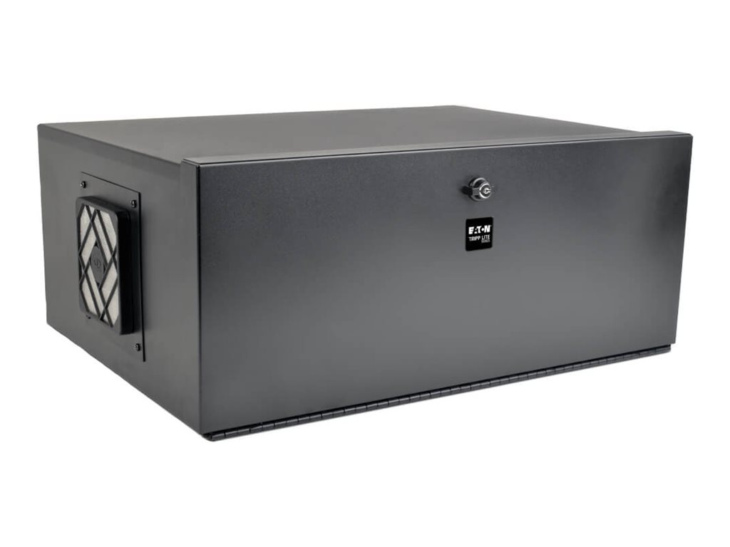 Tripp Lite 5U Security DVR Lockbox Rack Enclosure 60lb Capacity Black