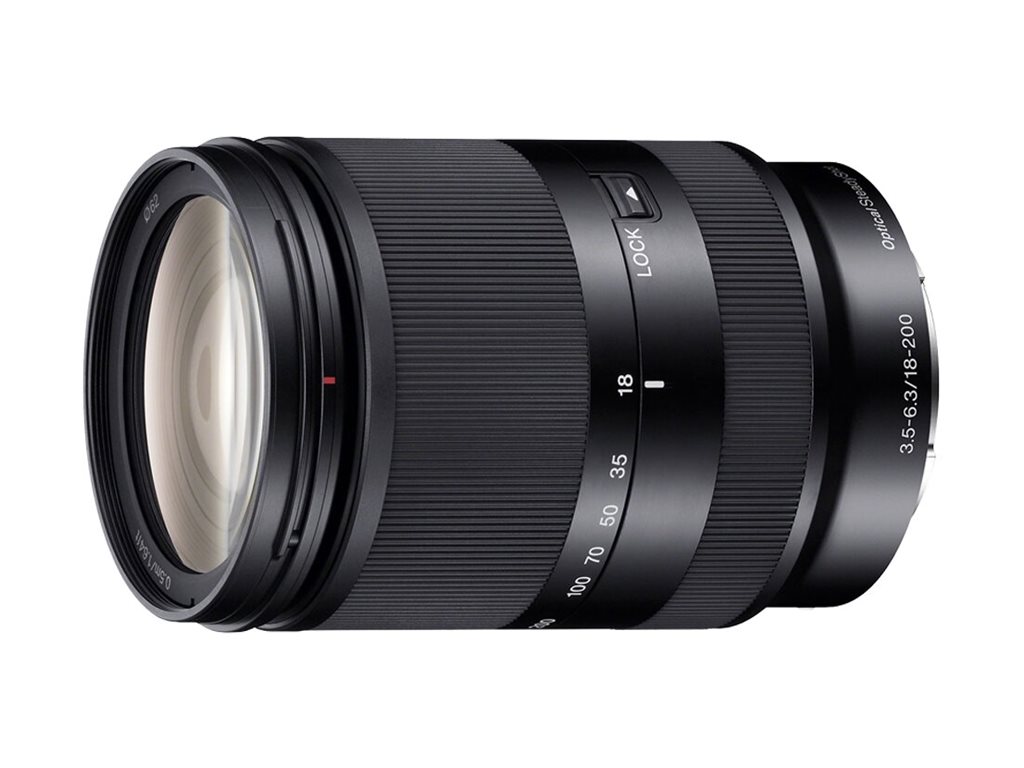 Sony 18-200mm f3.5-6.3 OSS E-Mount Zoom Lens - Black - SEL18200LE