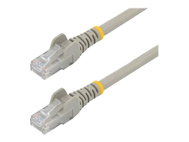 Image of StarTech.com 50cm CAT6 Ethernet Cable, 10 Gigabit Snagless RJ45 650MHz 100W PoE Patch Cord, CAT 6 10GbE UTP Network Cable w/Strain Relief, Grey, Fluke Tested/Wiring is UL Certified/TIA - Category 6 - 24AWG (N6PATC50CMGR) - patch cable - 50 cm - grey