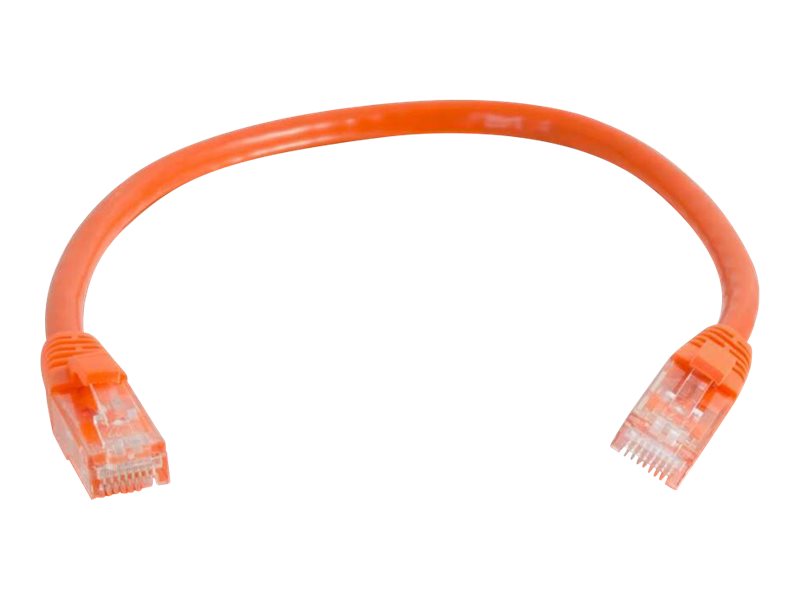 C2G Cat6 Booted Unshielded (UTP) Network Patch Cable - patch kabel - 3 m - oranžová – foto 2