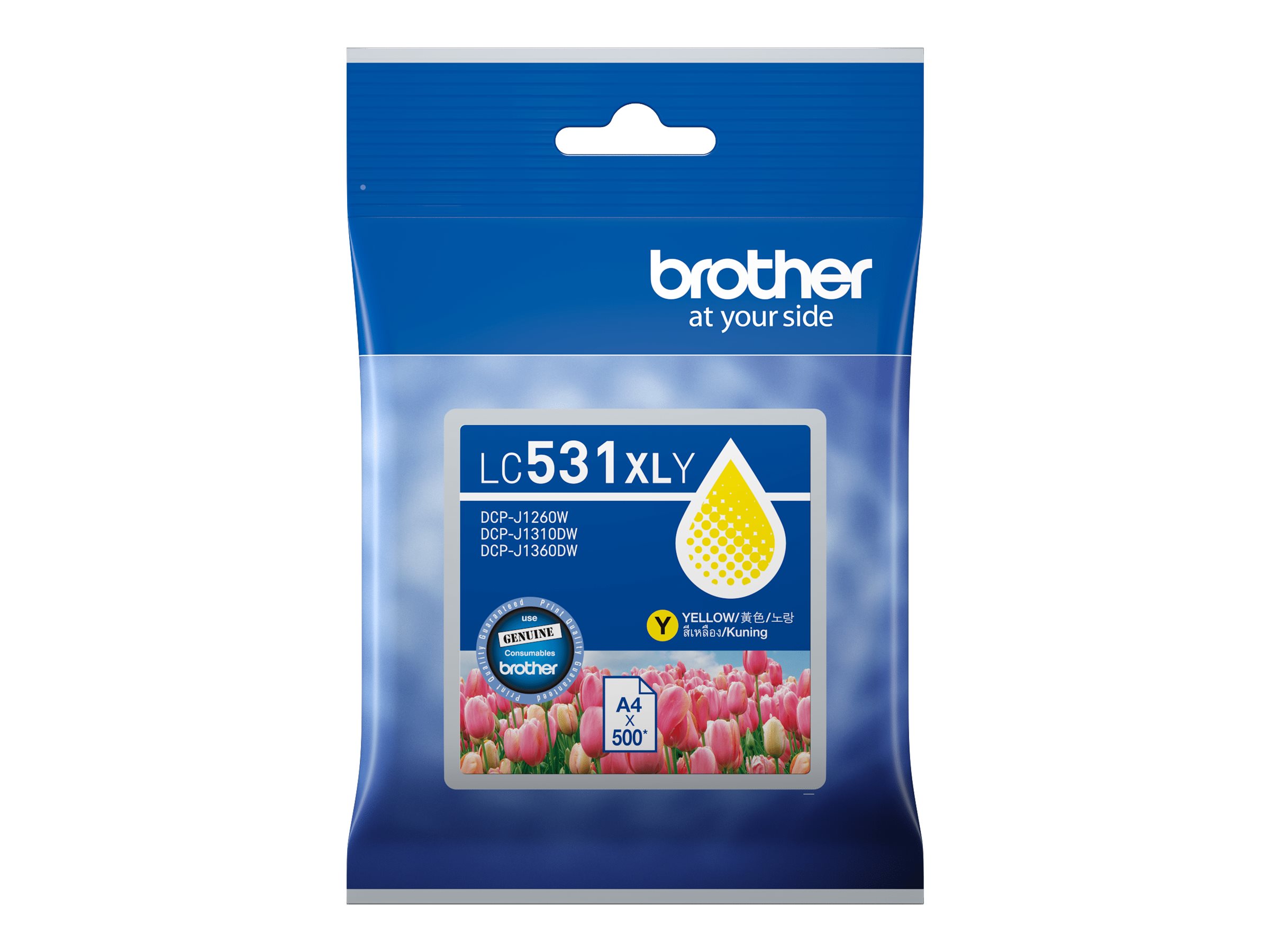 Brother LC531XLY, High Yield, yellow, original, ink cartridge