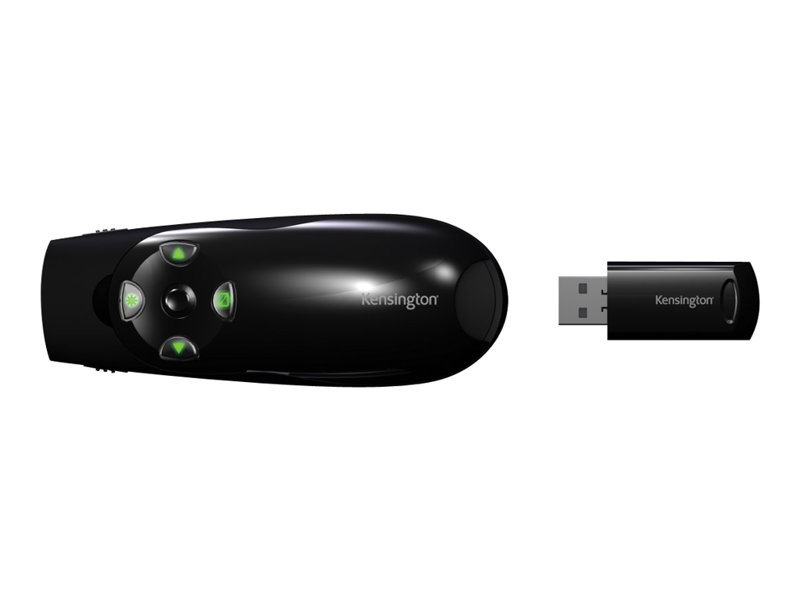 Kensington Presenter Expert Green Laser with Cursor Control tlcommande de prsentation - noir