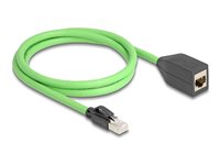 DeLOCK CAT 6a SF/UTP 1m Patch-forlængerkabel Grøn