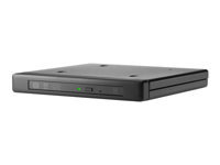 HP - Disk drive - DVD±RW (±R DL) / DVD-RAM - 8x/8x/5x - SuperSpeed USB 3.0 - external - jack black - for HP 260 G3, 260 G4; EliteDesk 705 G5; EliteOne 800 G6, 800 G8; ProDesk 400 G5, 405 G4