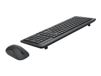 Lenovo 300 Combo - Keyboard and mouse set - wireless - 2.4 GHz - US - black - retail