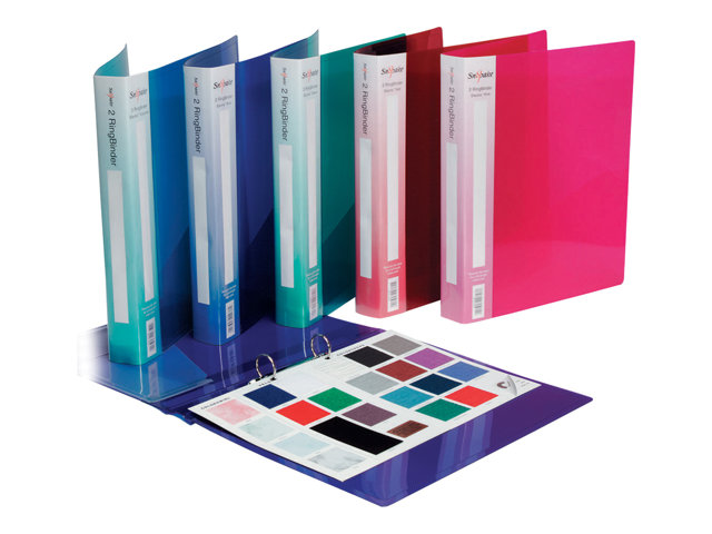 Snopake Ring Binder For A4 Electra Blue Electra Green Electra Pink Electra Purple Electra Turquoise Pack Of 10