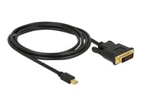 DeLOCK Adapter Mini DisplayPort han -> 24+1 pin digital DVI han 2 m Sort