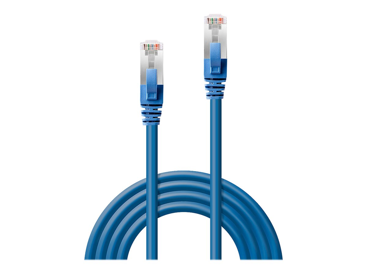 LINDY S/FTP Cat.6 Cable Blue 0.3m