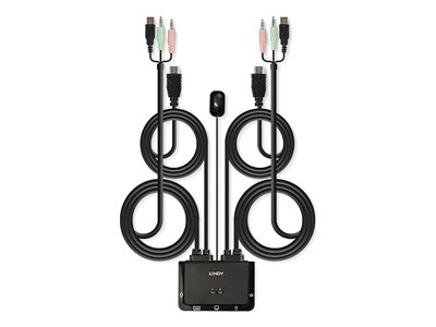 LINDY HDMI KVM Switch 2 Port USB 2.0