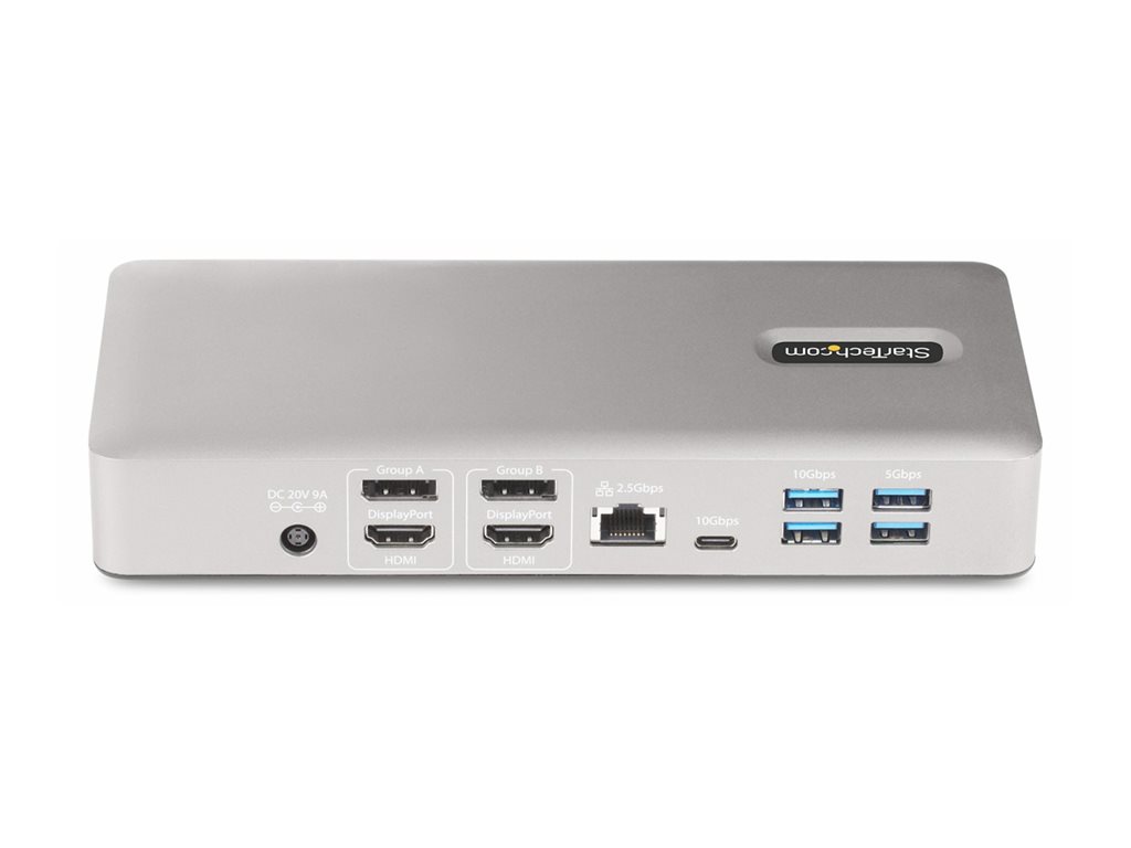 StarTech .com Dock Thunderbolt 4 pour Écrans Multiples, 2x HDMI/2x DP, USB