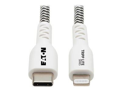 Eaton Tripp Lite Series Heavy-Duty USB-C to Lightning Sync/Charge Cable with Status LED