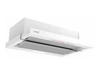 CATA Teleskopisk Udtrækning og recirkulation (med ekstra recirkulationssæt) 95W 68dB(A) Hvidt glas B